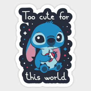 baby lilo and stitch HELLO | Sticker