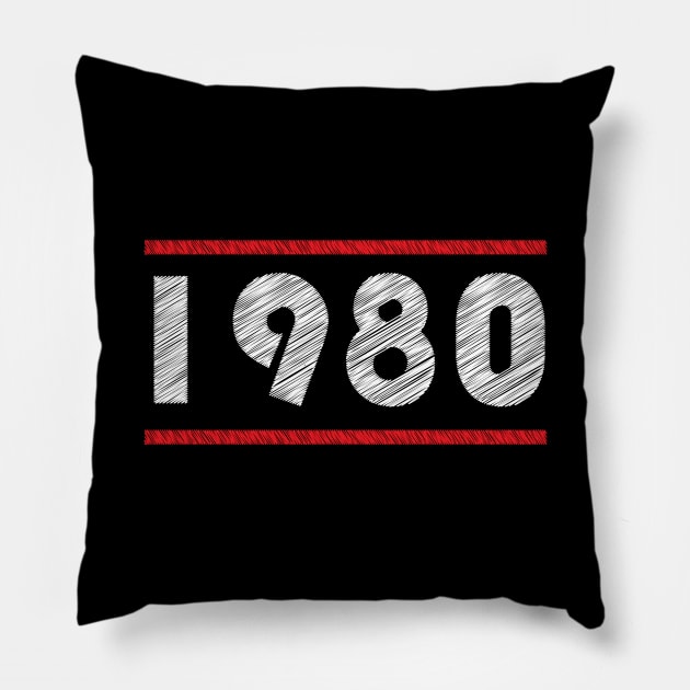 1980 (80s) Pillow by BYVIKTOR