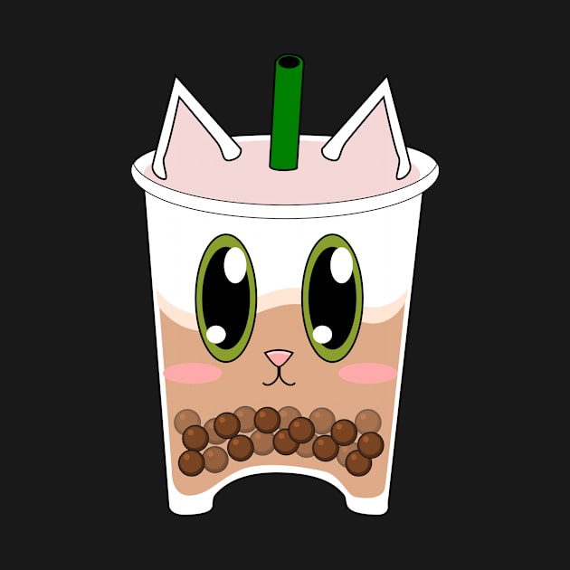 Boba-Cat by MetaCynth