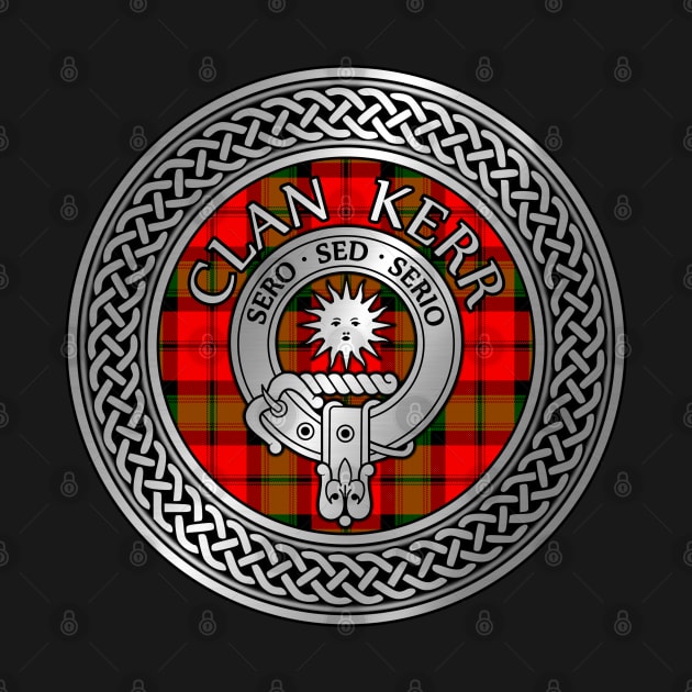 Clan Kerr Crest & Tartan Knot by Taylor'd Designs