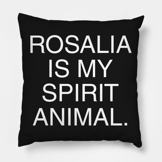 Rosalia Is My Spirit Animal Pillow by CityNoir