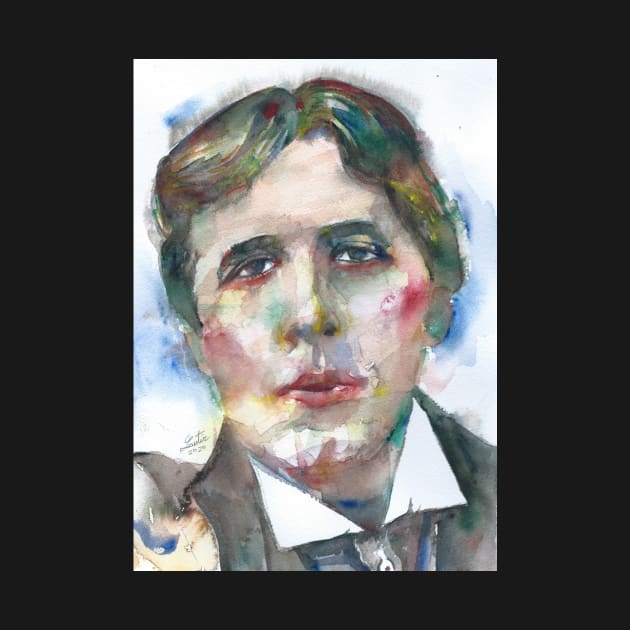 OSCAR WILDE watercolor portrait .7 by lautir