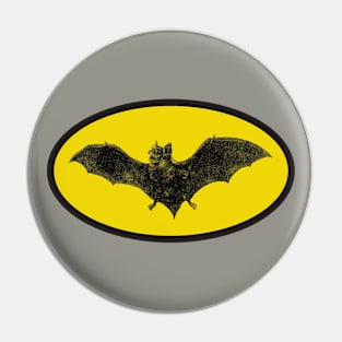 Victorian Bat Signal Pin