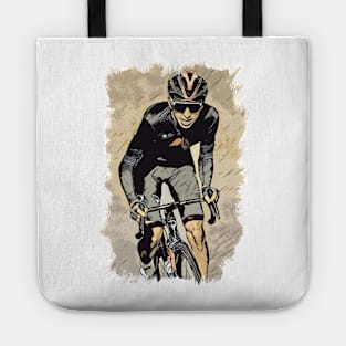 The Cyclist / Abstract fan art / Cycling heroes series #05 Tote