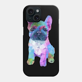 French bulldog, color polygonal 2 Phone Case