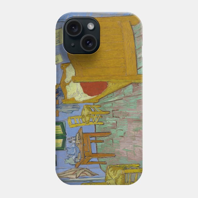 "The Bedroom" by Van Gogh Phone Case by Pinkazoid