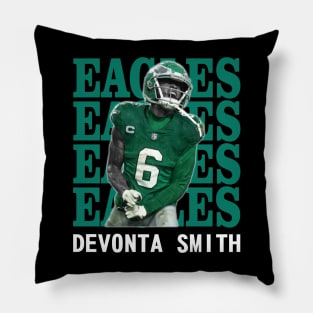 Philadelphia Eagles DeVonta Smith 6 Pillow