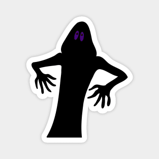 Halloween Spooky Ghost Silhouette Magnet