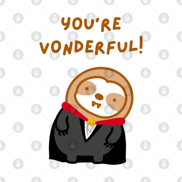 You’re Wonderful Vampire Sloth by theslothinme