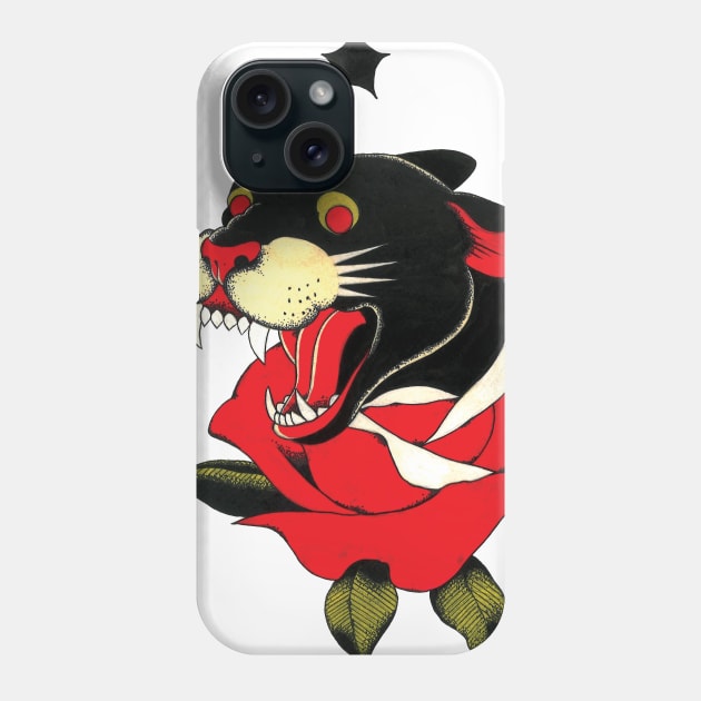 Panther Phone Case by Brian Kelly Army