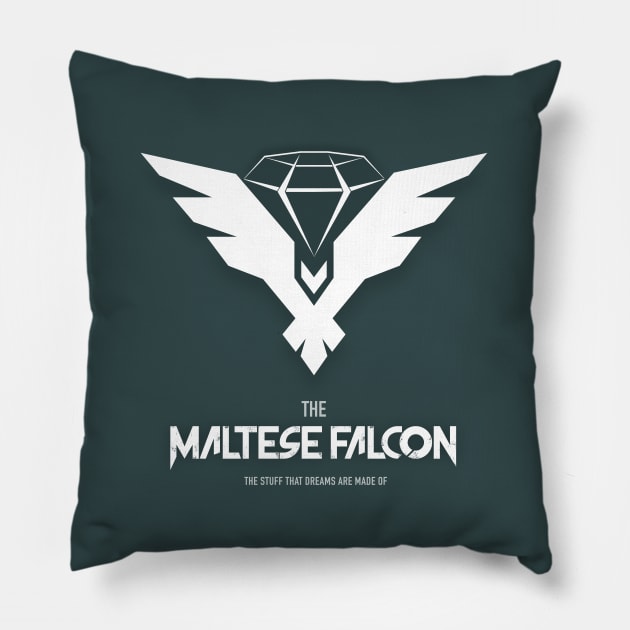 The Maltese Falcon - Alternative Movie Poster Pillow by MoviePosterBoy