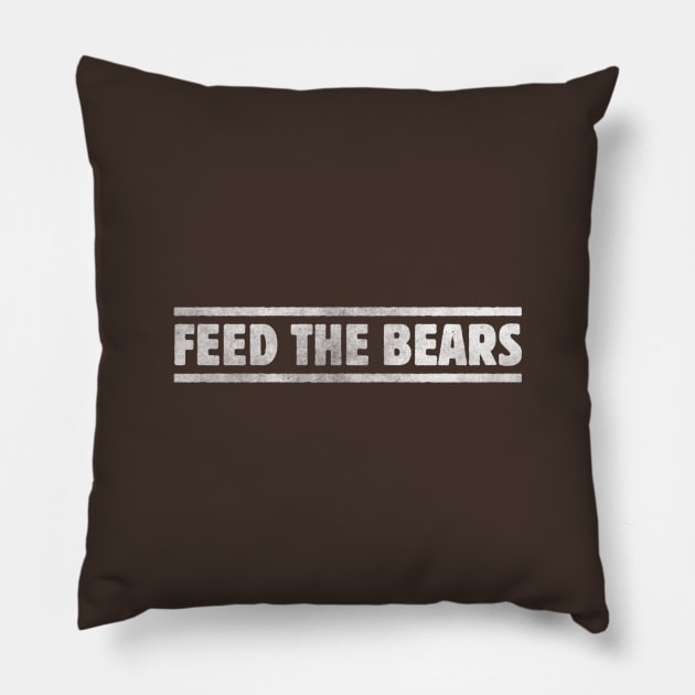 Feed The Bears Pillow by daparacami