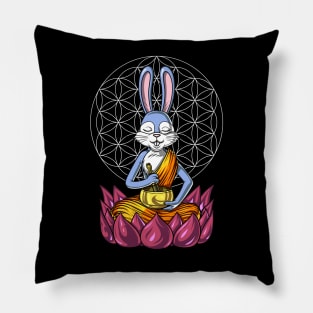 Rabbit Buddha Pillow