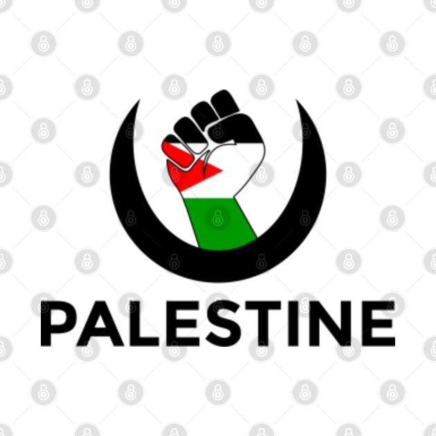 Palestine Fist Hand Super Cool - Palestine - T-Shirt | TeePublic