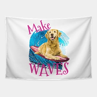 WAVES Retriever Tapestry