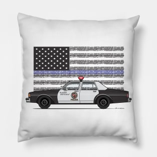 Blue Line Flag Pillow