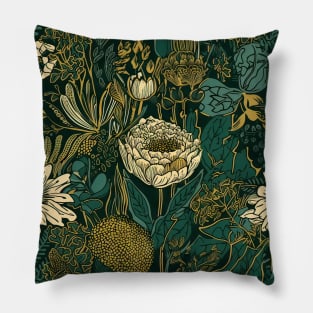 Wild flowers pattern Pillow