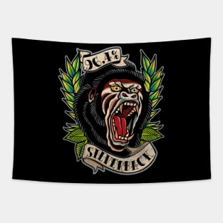 Traditional tattoo 96.4% Silverback Gym Apparel Tapestry