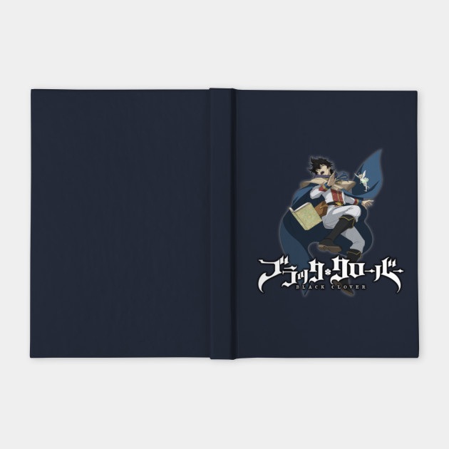 Yuno Wields A Four Leaf Clover Grimoire Anime Notebook Teepublic