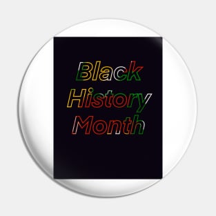 Black history month Pin