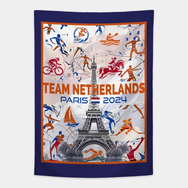 Team Netherlands - 2024 Tapestry by Dec69 Studio