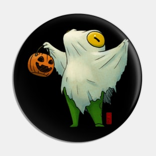 ghost frog Pin