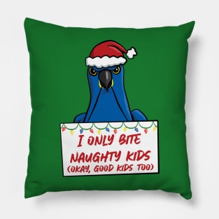 Only Bite Naughty Kids Hyacinth Macaw Pillow