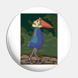 Wirt Got Spooked- Over the Garden Wall Pin