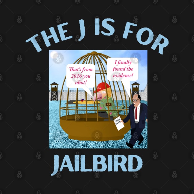 Donald J Trump Jailbird with Bumbling Rudy Giuliani by Funny Bone