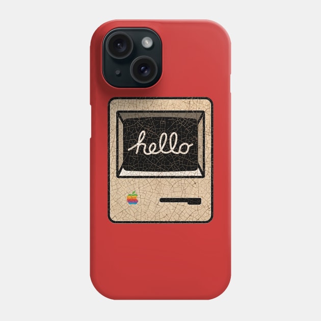 Vintage Computer Hello Mac 1984 Phone Case by Midcenturydave