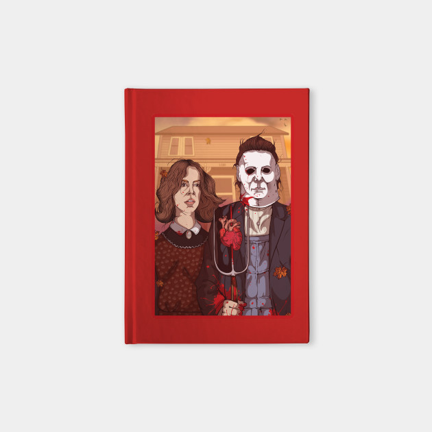 Halloween Haddonfield Gothic Halloweenshirt Notebook Teepublic