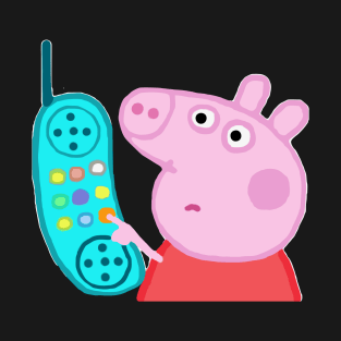 Pepa pig phone T-Shirt