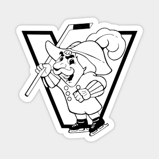 Short-lived  Virginia Raiders ACHL Hockey 1983 Magnet