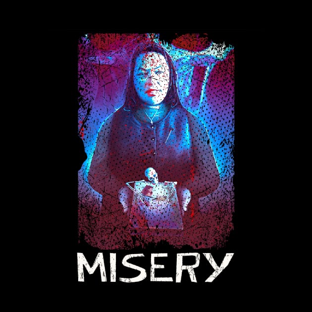 Captive to Fear Misery Film T-Shirt by Skye Bahringer