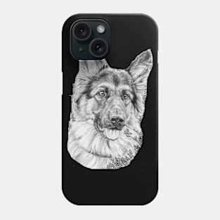 German shepherd Phone Case