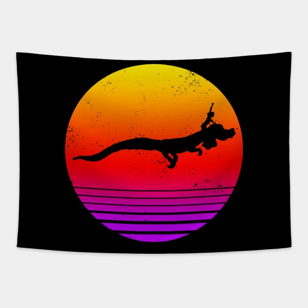 80s Luck Dragon Tapestry by CCDesign