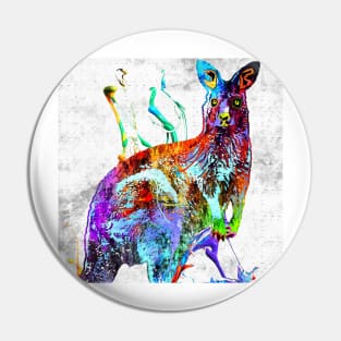 Kangaroo Grunge Pin