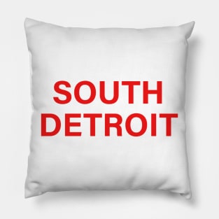 SOUTH DETROIT - RED Pillow