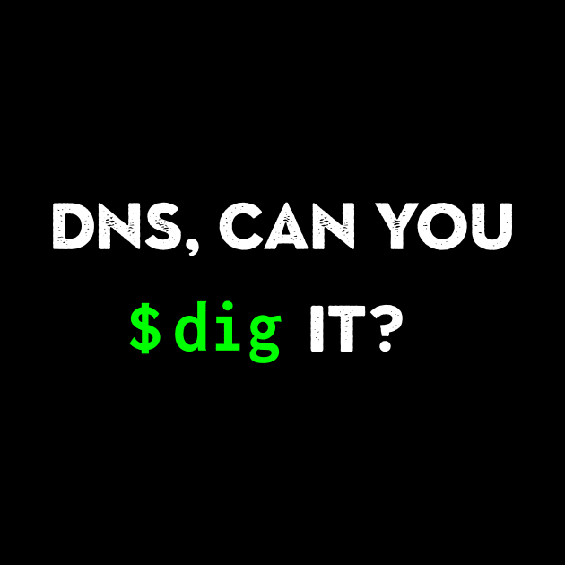 DNS, Can You Dig It? by CHADDINGTONS