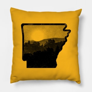 Rustic Arkansas Sunrise Pillow