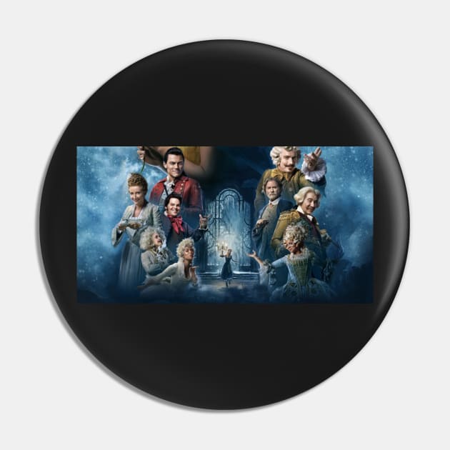 Beauty and the Beast Cast Pin by MyAwesomeBubble