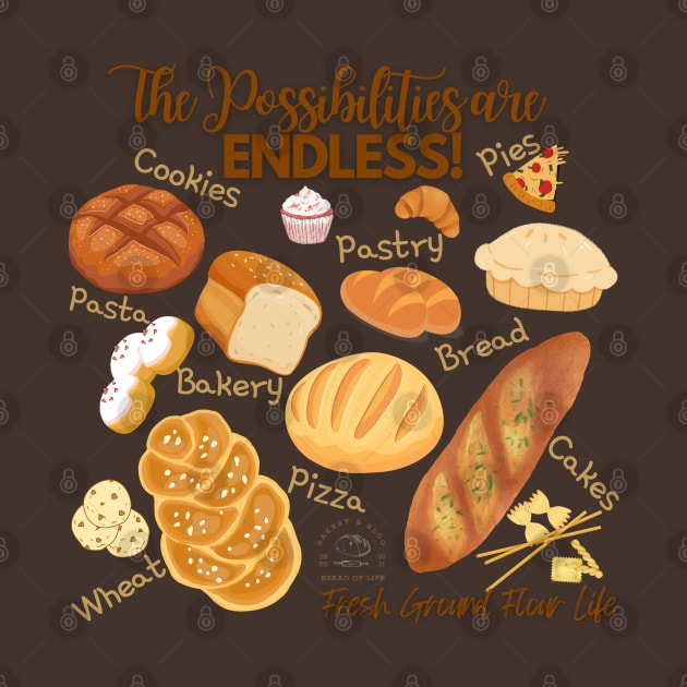 The Possibilities are ENDLESS! Fresh Ground Flour Life by Bread of Life Bakery & Blog