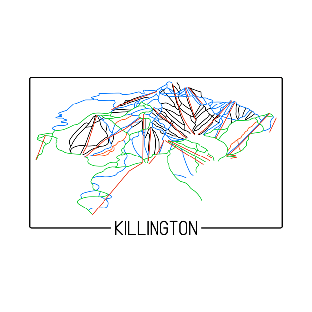 Killington Trail Rating Map by ChasingGnarnia