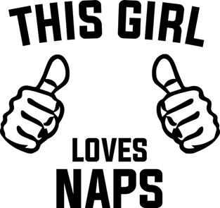 This Girl Loves Naps Magnet