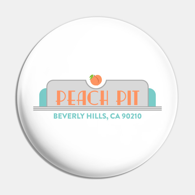 Peach Pit Beverly Hills Beverly Hils Pin Teepublic