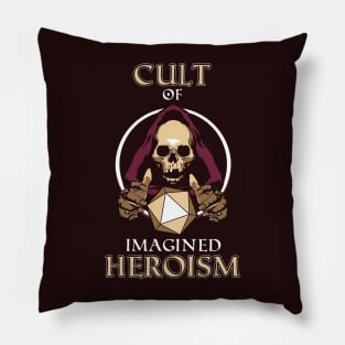 CoIH Stack Design with Text (Dark) Pillow