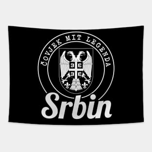 Covjek Mit Legenda - Srbin Srbija Serbia Tapestry