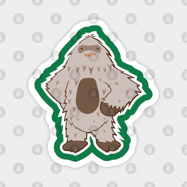 Confident Bigfoot Magnet by sentinelsupplyco