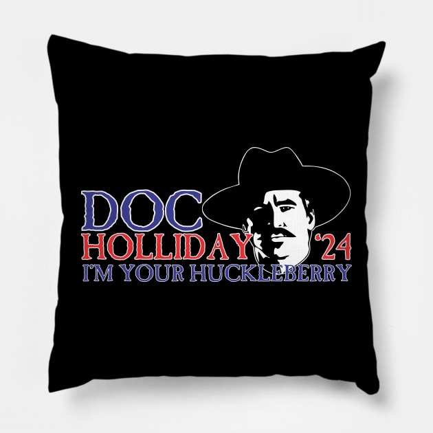 Doc HoLliday Pillow by ZombieNinjas