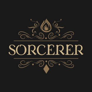 Sorcerer Character Class Tabletop RPG T-Shirt